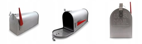 SKRZYNKA AMERYKAŃSKA POCZTOWA USA MAIL SREBRNA SKRZYNKA AMERYKAŃSKA POCZTOWA USA MAIL SREBRNA