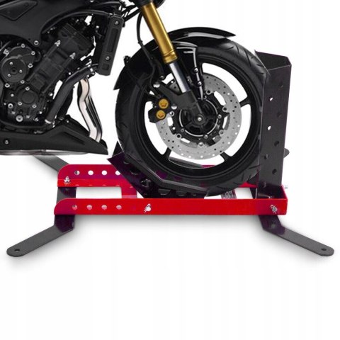Uchwyt transportowy do motocykla motoru 450kg czerwony