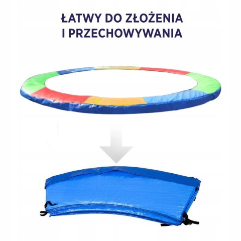 OSŁONA DLA KRAWĘDZI TRAMPOLINY O ŚREDNICY 430 14FT W KOLORZE WIELOKOLOROWYM OSŁONA DLA KRAWĘDZI TRAMPOLINY O ŚREDNICY 430 14FT W KOLORZE WIELOKOLOROWYM